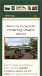 Mobile Screenshot of cierechgreenhouse.com